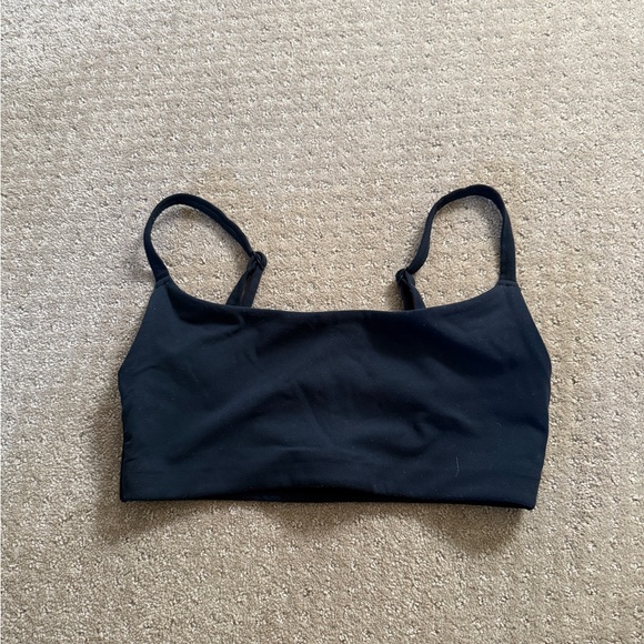 Black Women's Crop Top - Picture 1 of 2
